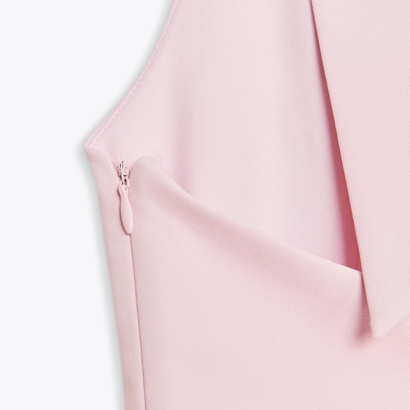 Elegant Pink Halter Dress by Zara - Picture 8 of 9